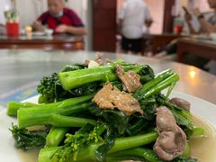 菜心炒鸡杂-同记鸡粥粉面店