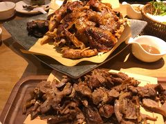 -民窑私烤土窑坑烤大公鸡