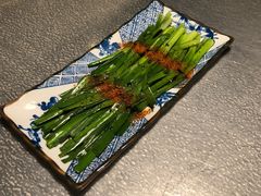 烤韭菜-探鱼·鲜青椒爽麻烤鱼(广州花都来又来店)