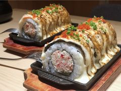 焗烤芝士三文鱼卷-越光米贩精致料理餐厅(金鹰店)