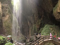 -龙水峡地缝景区