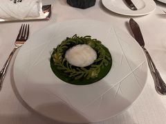鳕鱼配川式榨菜和青椒汁-三嚥阁 La Villa Restaurant