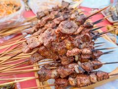 -劳动公园新疆人烤腰子