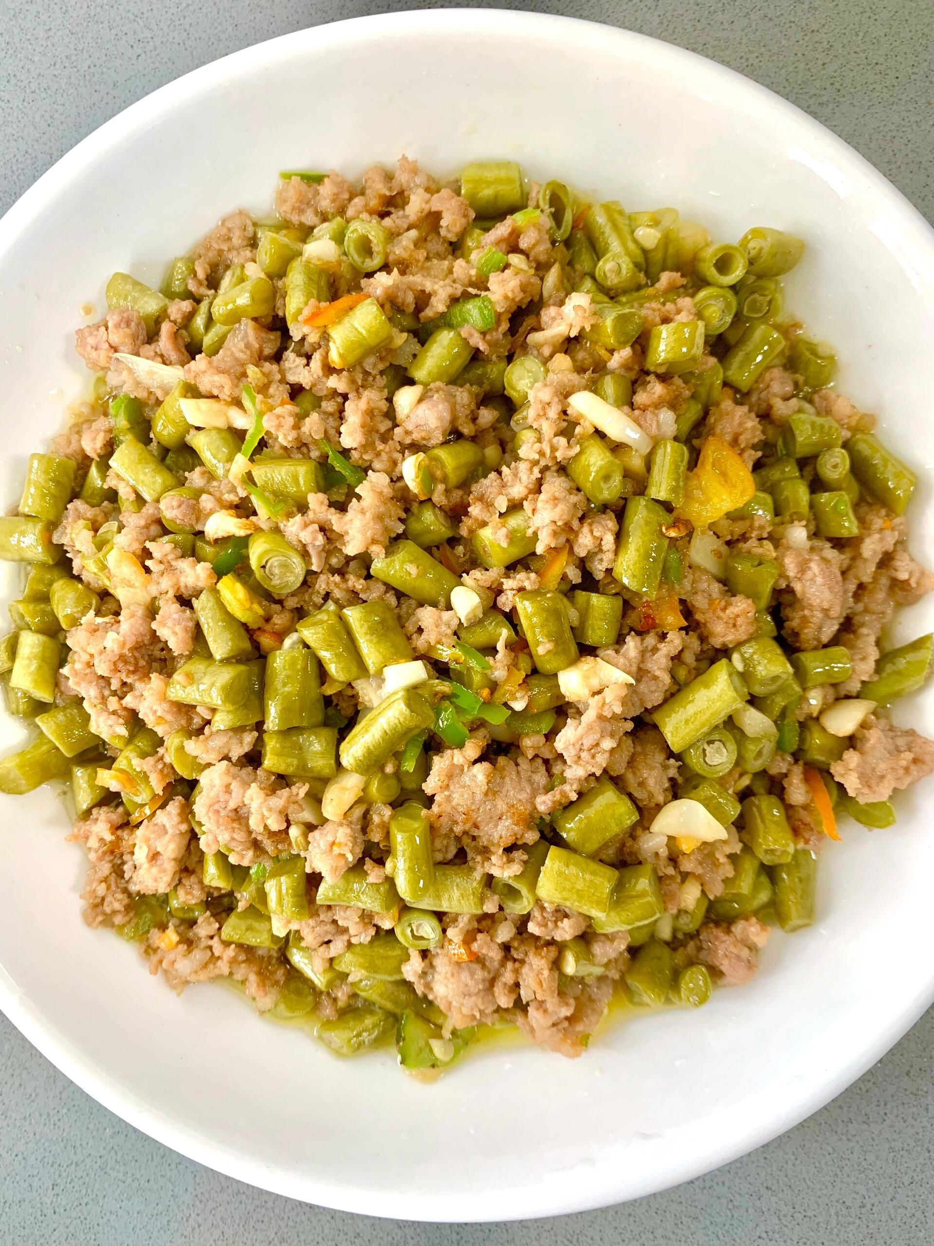 健康吃货的豆角肉丁