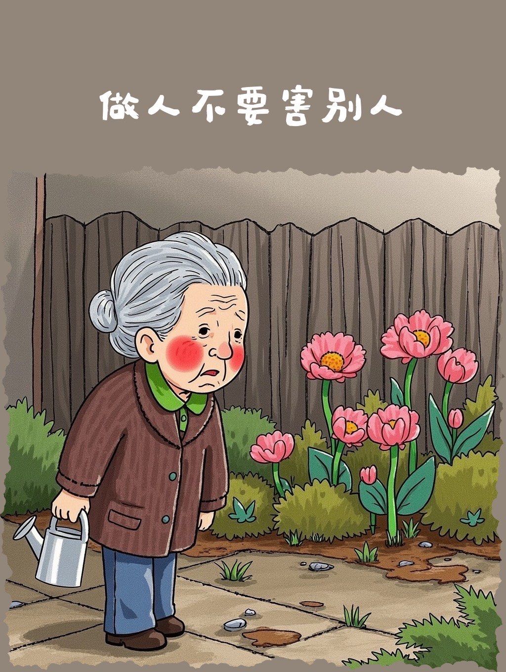 做人不要害别人