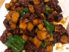 杏鲍菇牛肉粒-陈傻子餐厅(世纪都会店)