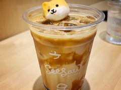 柴柴焦糖燕麦拿铁-Seesaw Coffee(武商MALL·武广店)