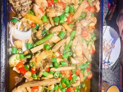 双椒味炭烧牛蛙平锅-蛙来哒(茂业店)
