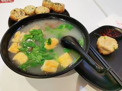 油豆腐百叶包粉丝汤-小杨生煎(湟普汇店)