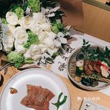 天妇罗挺新鲜的大虾,老公很喜欢。滑蛋鳗鱼有点腻