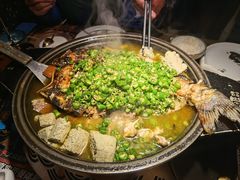 翡翠青椒味豆花烤鱼-烤匠麻辣烤鱼(万象城店)