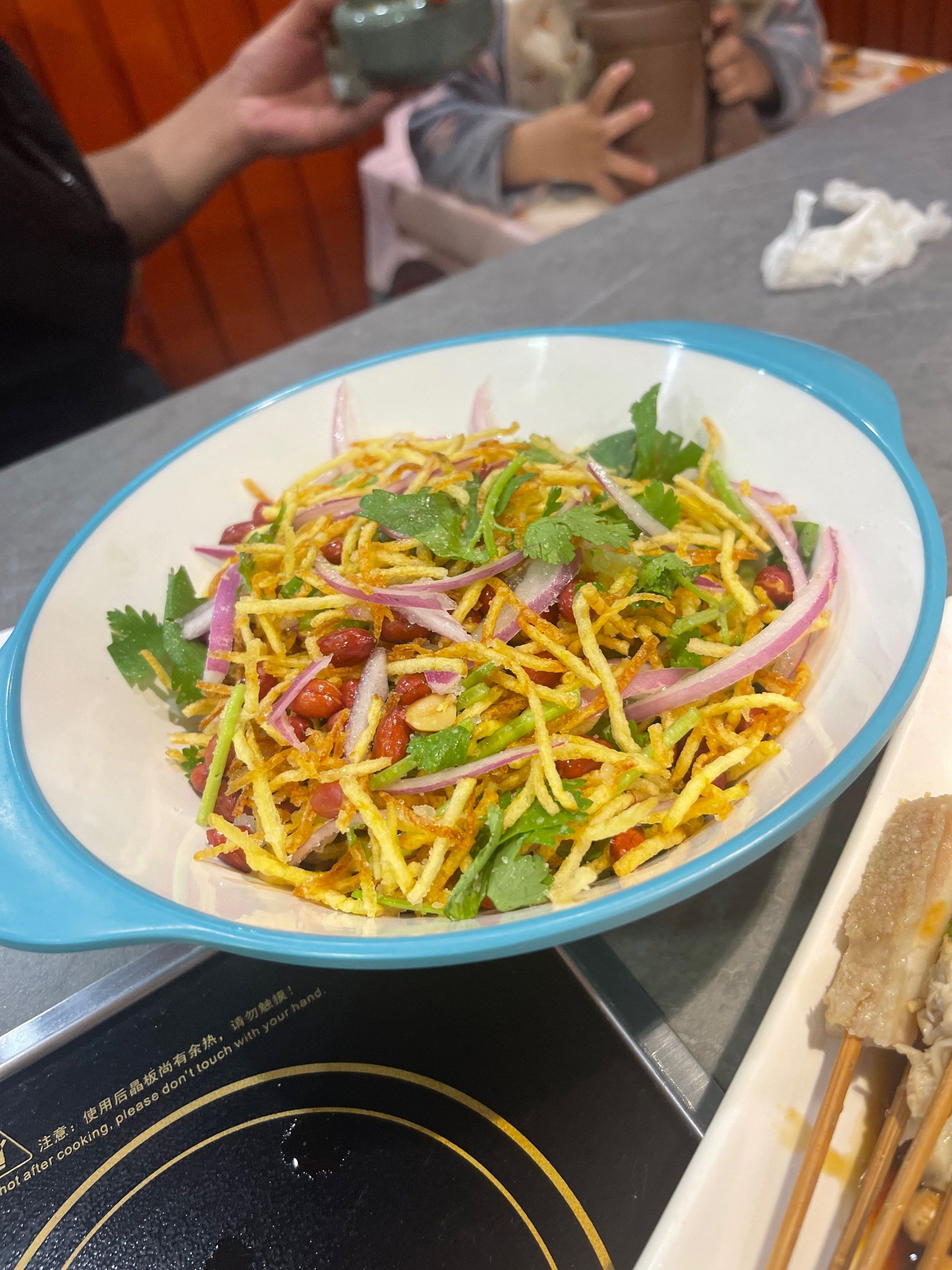 烧烤来个三丝爆豆简直完美