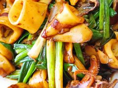 葱爆鱿鱼筒-明记海鲜大排档(巽寮湾店)