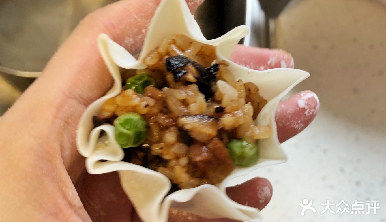 香菇肉肠烧麦（饺子皮版）