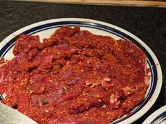 手作麻辣牛肉-山城棒棒军手作火锅·天花板手撕水牛鲜毛肚(北京店)
