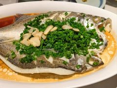 葱香海鲈鱼-0776食堂·京城创意菜(七里庄店)