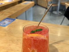 红柚果肉气泡水-火山屋台(新街口店)