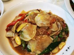 火腿炒农家豆腐皮-辣公子·千岛湖私房菜(滨江店)