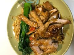 豬頸肉撈面-下环街市熟食中心