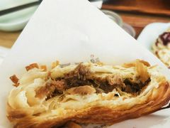 金丝烧饼夹牛肉-牛三哥洛阳牛肉汤(生态城店)