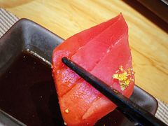蓝鳍金枪鱼中腩刺身-芯元·碳烤熟成牛肉(经开店)