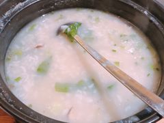 青菜香菇粥-关二哥烧烤(王家湾店)
