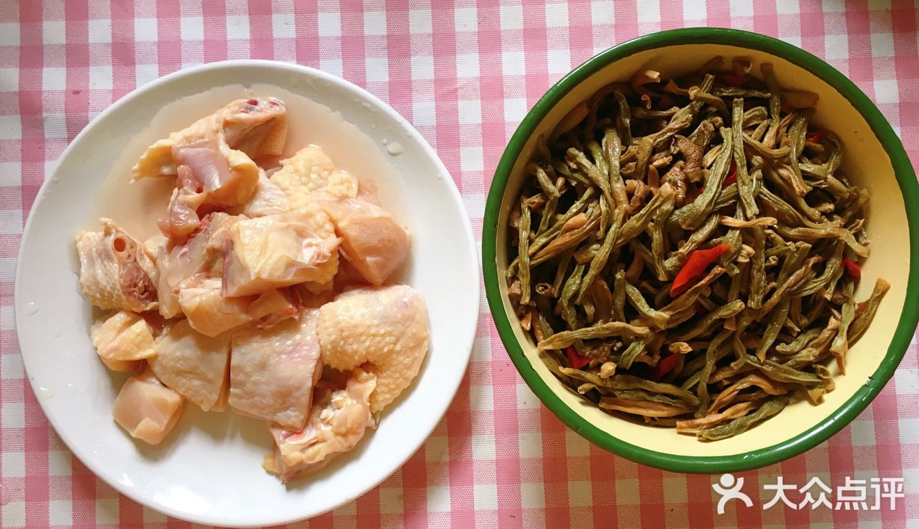 快手家常菜——干豆角炒鸡