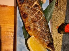 炭烤青花鱼-藤原布二·八佰善会席料理(奥体店)