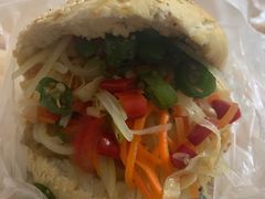 饼夹花干菜-三兄弟高炉烧饼