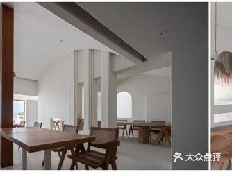 将原有建筑窗户切割成不一样的弧形,也顺势切割了光线的形状