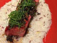 绍兴干菜低温雪花牛肉-悦轩中餐厅·高空江景·杭州柏悦酒店