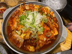 炒鱿鱼-姜虎东白丁烤肉(虹桥天地店)