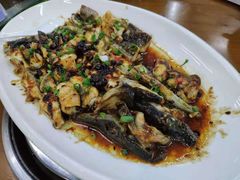豆豉蒸鱘龍魚-蚝得喜海鲜(东城店)