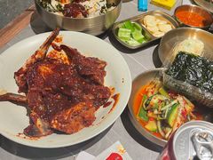 -草家酱蟹炭火烤肉店(珲春南路一店)