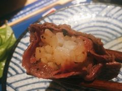 生牛肉火炙寿司-舞漁日料美人胶原锅(陆家嘴中心店)