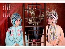 -后宫·古装汉服京剧儿童亲子全家福摄影