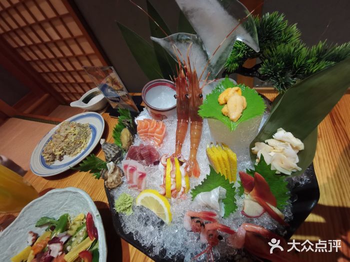 鲁山人日本料理·放题·套餐(松卫北路店)鲁山人刺身拼盘图片