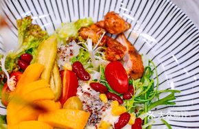 Grilled Chicken Mango Quinoa Salad