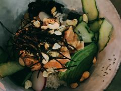 煎三文鱼芥末酱油汁和风碗-Wagas沃歌斯(大学路店)