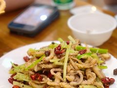 干煸鱿鱼-聚发号清真菜馆