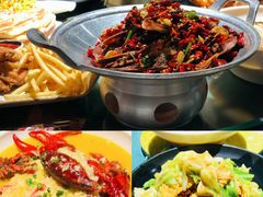 干锅辣子鸡-叶派龙虾•招牌香辣蟹·海鲜(中海国际店)