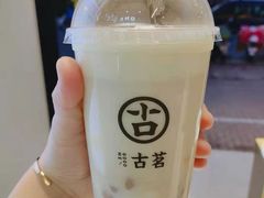 酒酿麻薯豆乳茶-古茗(潘水店)
