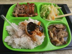 猪脚烧鹅双拼-老凌记广东烧鹅饭(宝利金店)