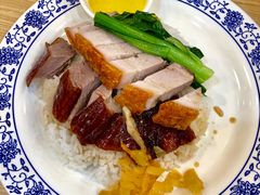 烧鹅双拼饭-棋哥烧鹅餐室(发昌大厦店)