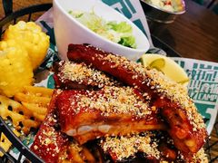 BBQ美式碳烤猪肋排-疯克大象美式烤肉餐厅