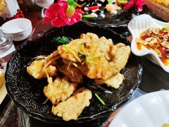 -东来菜馆•手抓海鲜家常菜•海鲜锅贴(鸽子窝店)