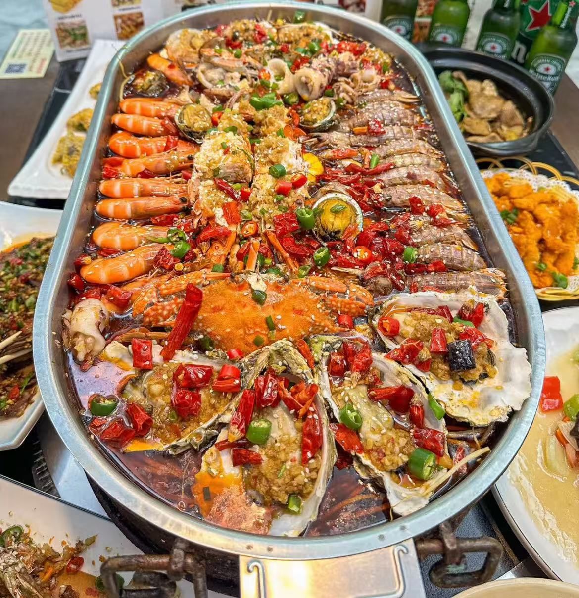 石家庄宵夜新宠儿!海鲜大咖配啤酒,这谁顶得住