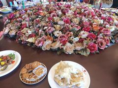 抛饼-万宝海鲜舫(劳动公园店)