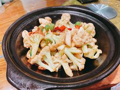 小炒有机菜花-天和晟新京菜.水煮鱼.湘土菜(国展店)