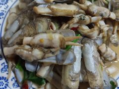 辣炒蛏子-胖子饺子馆·海鲜家常菜(海军博物馆店)